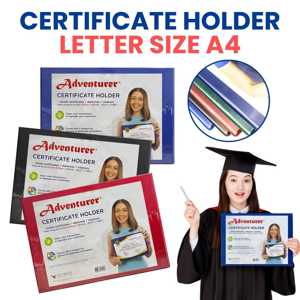 Certificate Holder A4 Size for Diploma Award Recognition Citation Paper File Cover