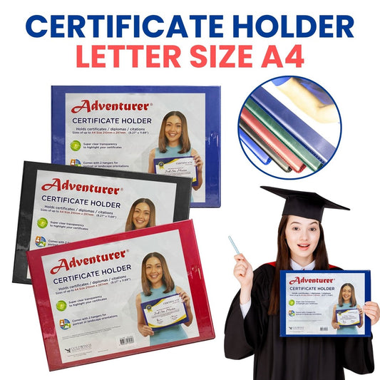 Certificate Holder A4 Size for Diploma Award Recognition Citation Paper File Cover