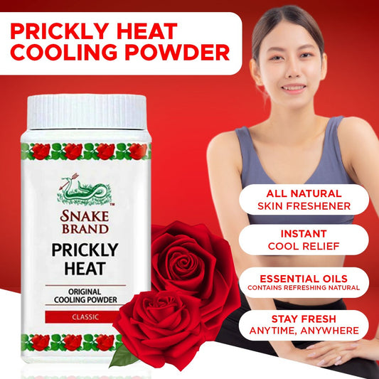 Snake Brand Prickly Heat Original Cooling Starter Kit