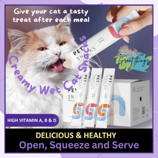 Cat Food Treats 15g per Stick Wet Cat Stick 1 box 10 pieces 15 grams per sachet