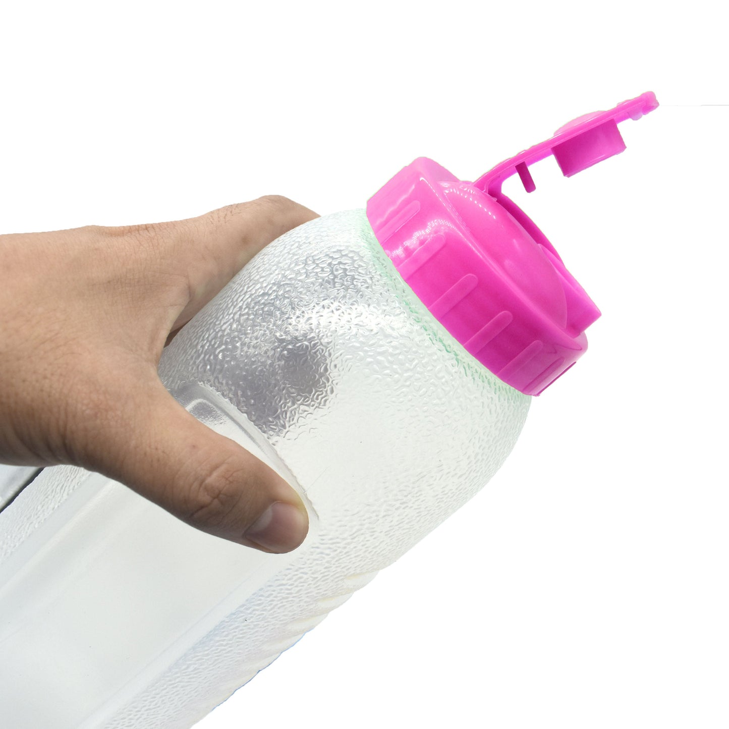 Reusable Plastic Squeeze Bottle with Colorful Flip-Top Lid – Leakproof Drink Dispenser for Sauces, Juices & Water (4-Pack)