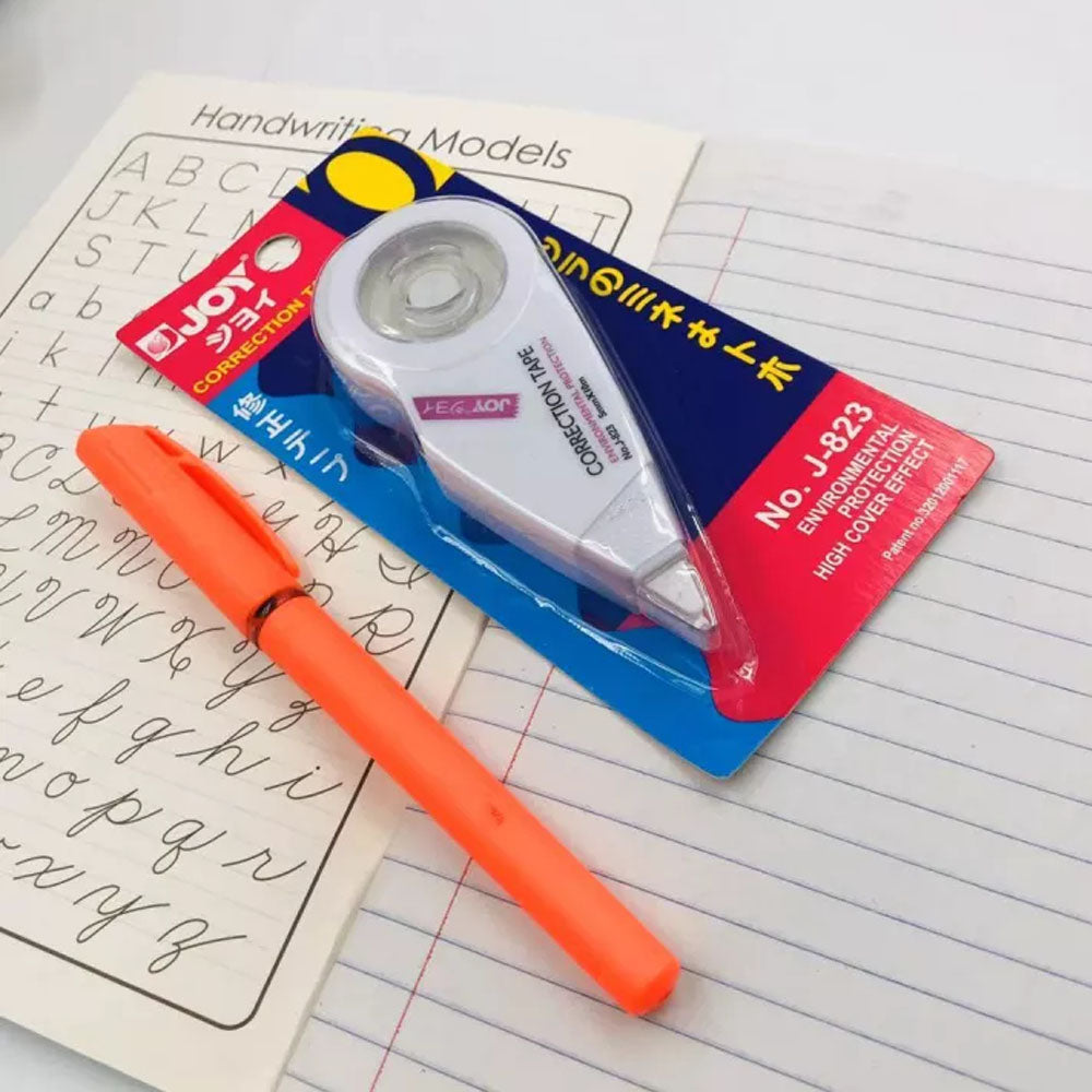 JOY Correction Tape J-823 - 5mm x 30m | Smooth & Precise | High Cover Effect | Eco-Friendly & Durable