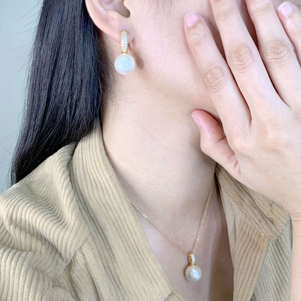 Jewelry Set for Women - Fashion Jewelry Silver/Gold Plated Necklace and Earrings Set
