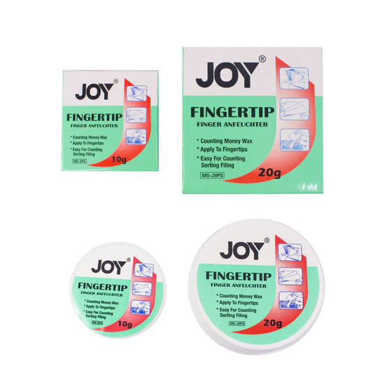 JOY Fingertip Moistener Wax 10g | Money Counting Grip Enhancer | Paper Sorting, Filing, Finger Anti-Slip Balm"