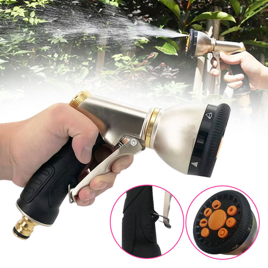 Irrigation Tool Car Washer Rotary Water Spray Gun Garden Watering Sprinkle Adjustable High-Pressure Variable Flow Controls