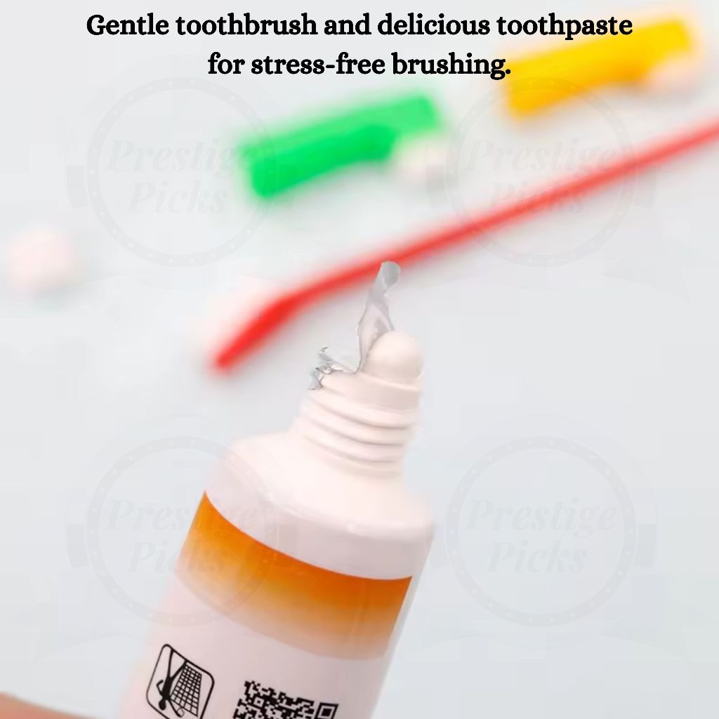 Pet Dental Care Kit for Dog Cat Puppy Toothbrush Toothpaste Set Teeth Oral Cleaning Bad Breath Care