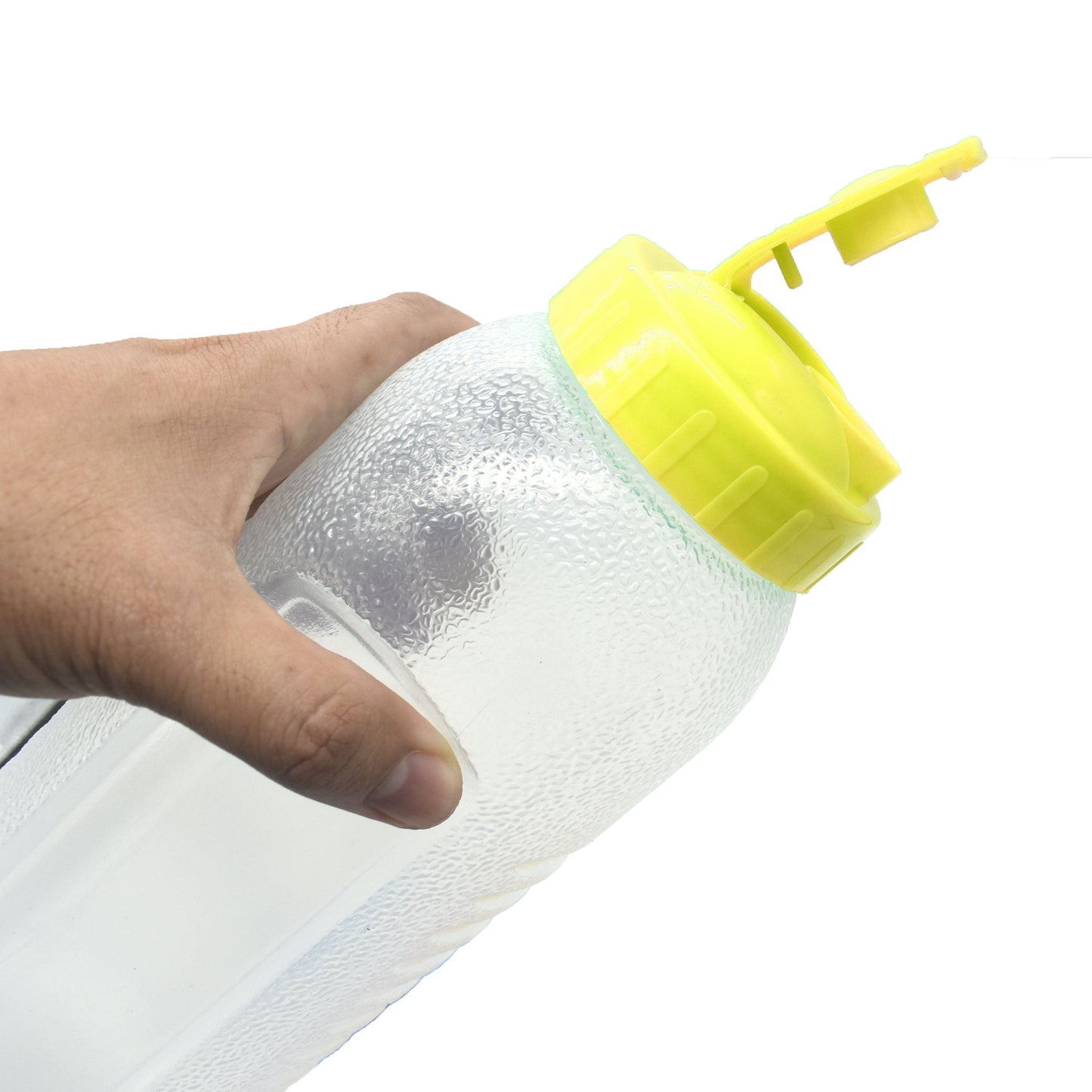 Reusable Plastic Squeeze Bottle with Colorful Flip-Top Lid – Leakproof Drink Dispenser for Sauces, Juices & Water (4-Pack)