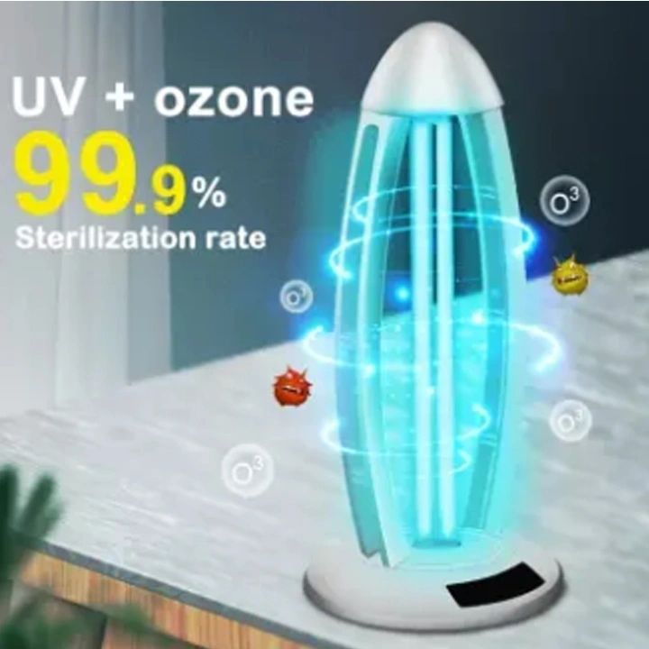 LED AC220V UV Sterilizer Light with Plug, 38W with Remote Control 3 Gear Timing