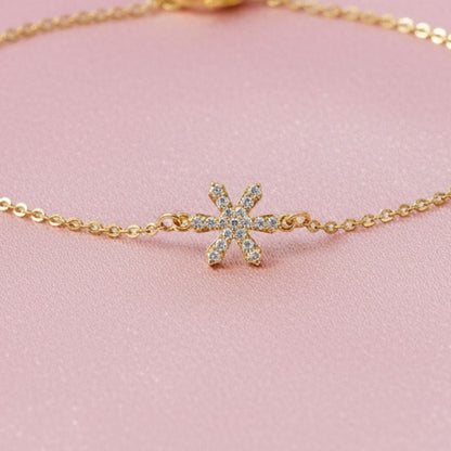 18K Gold, Silver & Rose Gold Bracelet – Elegant Women's Accessories