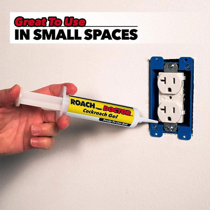 1pc Cockroach Killer Gel 5g Ready-to-Use Cockroach Gel Bait - Outdoor & Indoor Roach Killer with Syringe Applicator