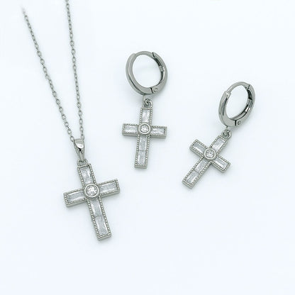 Jewelry Set for Women - Fashion Jewelry Silver/Gold Plated Necklace and Earrings Set