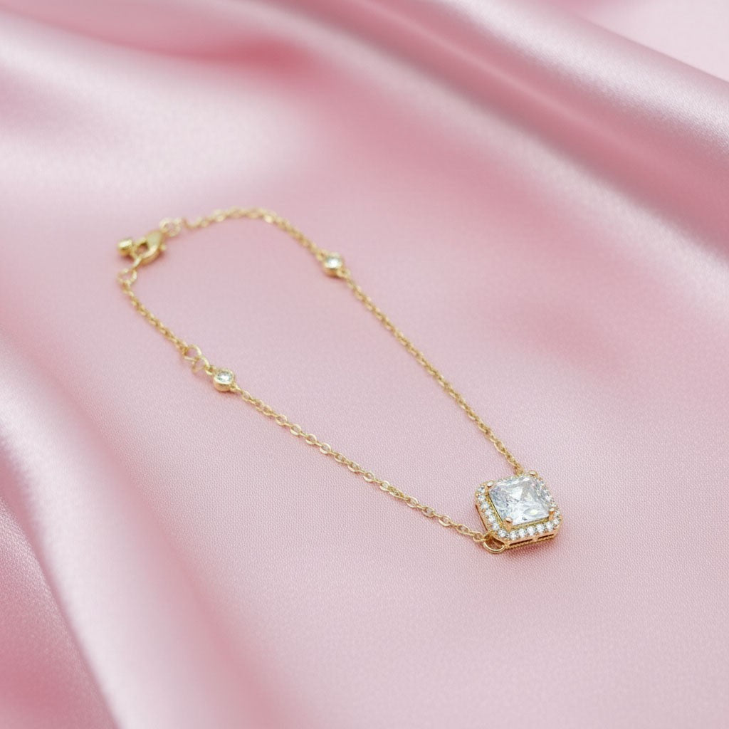 18K Gold, Silver & Rose Gold Bracelet – Elegant Women's Accessories