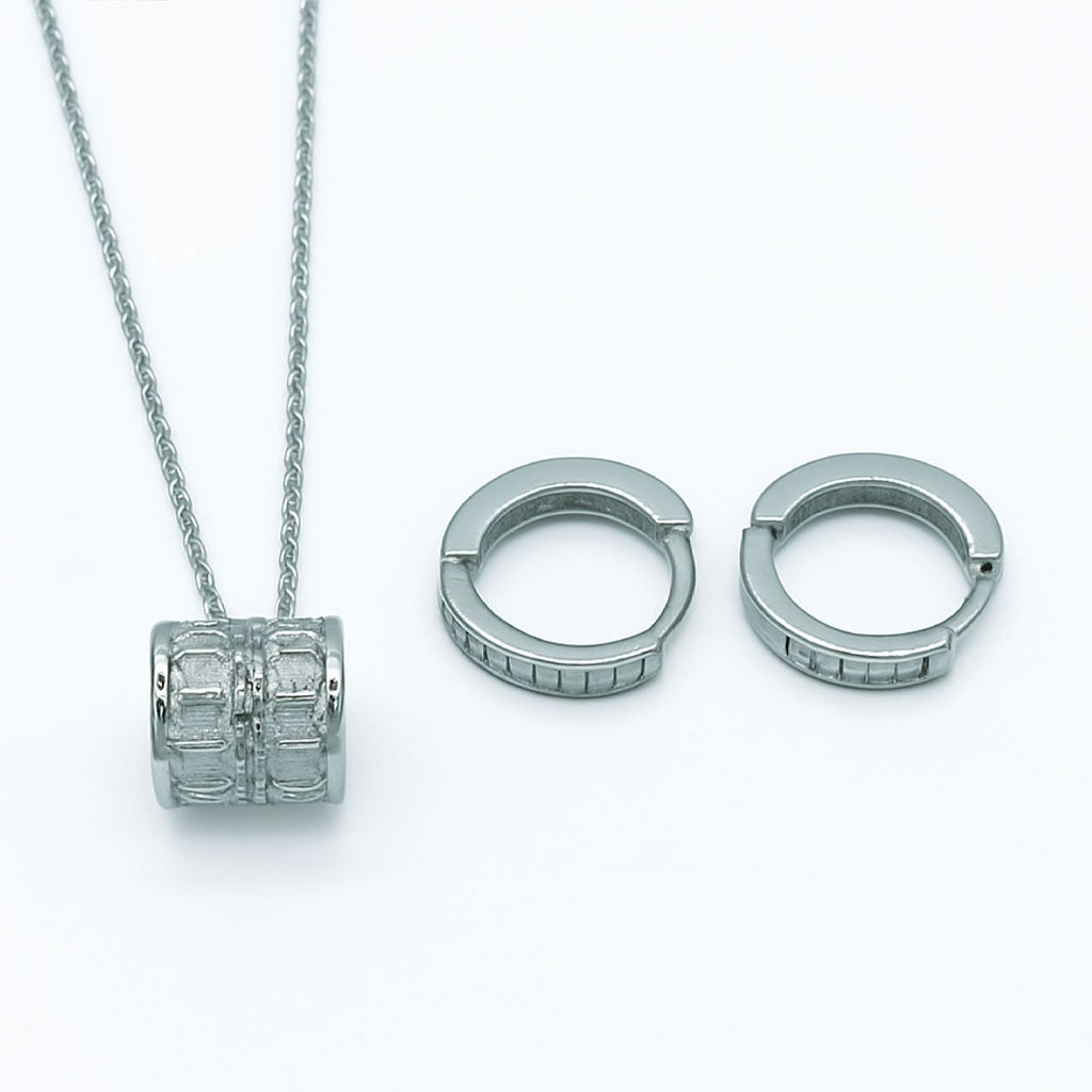 Jewelry Set for Women - Fashion Jewelry Silver/Gold Plated Necklace and Earrings Set