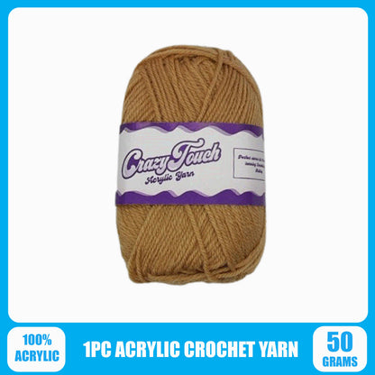 1pc. 50gram/Ball Acrylic Line Wool Yarn Thread Crochet Hook Weave Hand Knitting Soft Acrylic Yarn