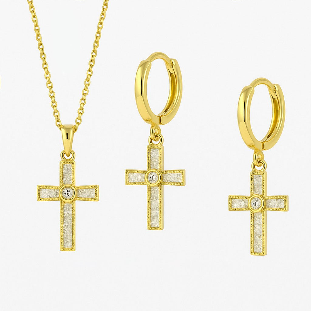 Jewelry Set for Women - Fashion Jewelry Silver/Gold Plated Necklace and Earrings Set