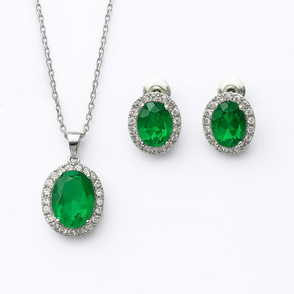 Jewelry Set for Women - Fashion Jewelry Silver/Gold Plated Necklace and Earrings Set