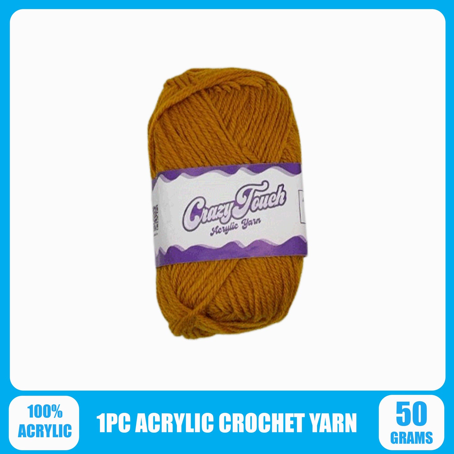 1pc. 50gram/Ball Acrylic Line Wool Yarn Thread Crochet Hook Weave Hand Knitting Soft Acrylic Yarn