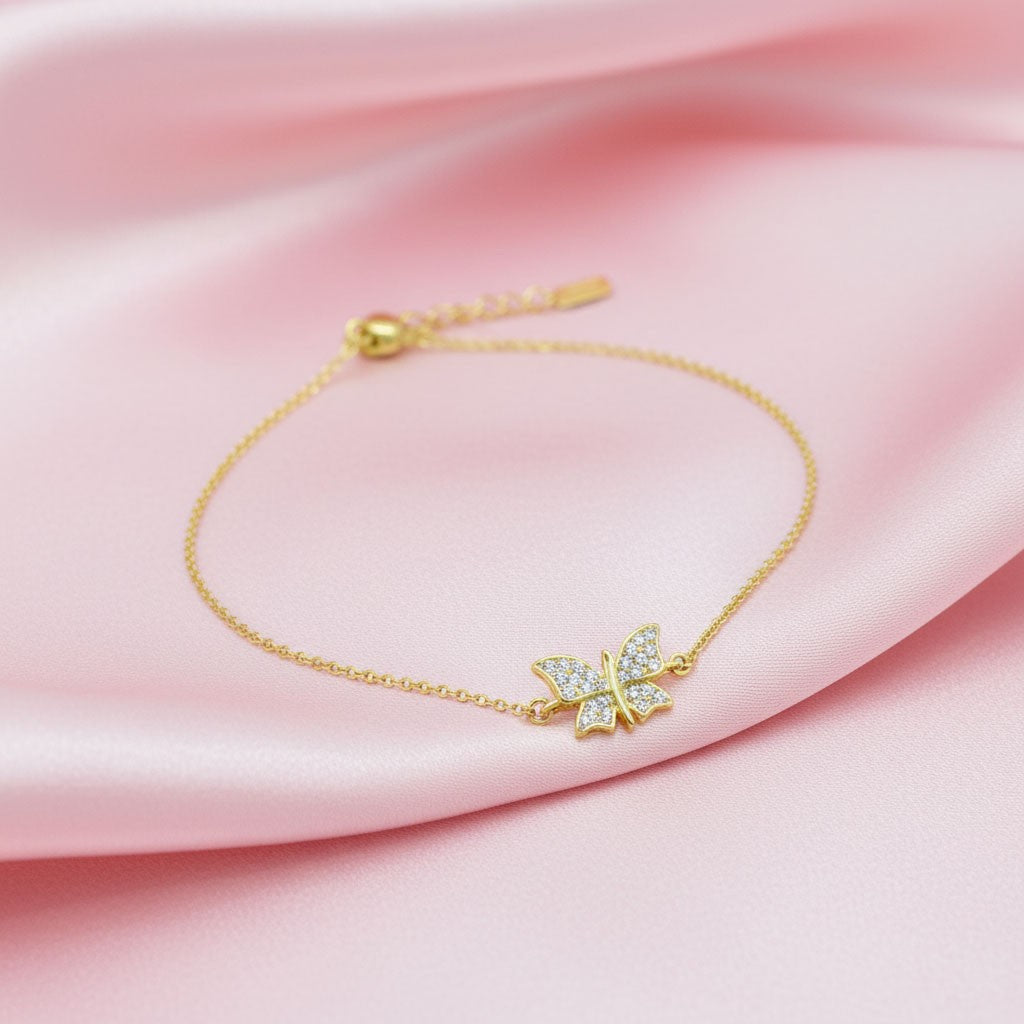 18K Gold, Silver & Rose Gold Bracelet – Elegant Women's Accessories
